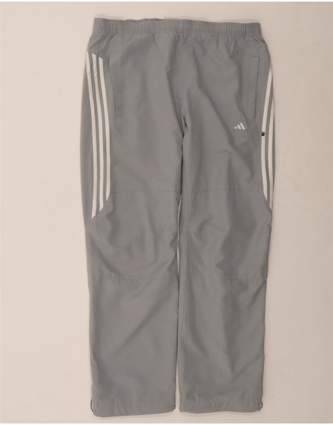 Adidas Pantalon de Survêtement Homme Gris Moyen Polyester