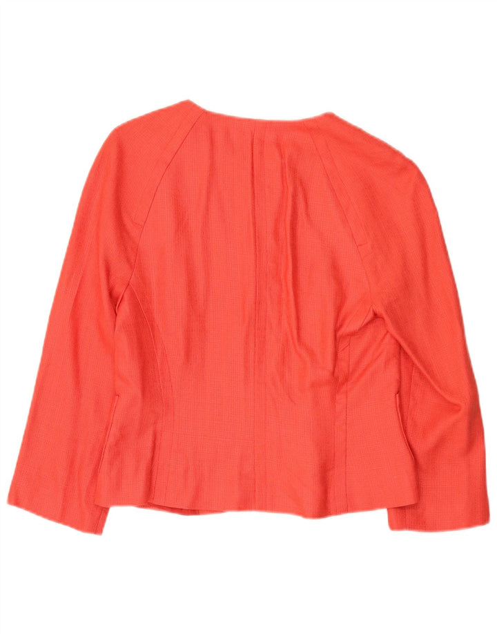 Zara Veste boléro à manches 3/4 pour femme EU 40 Rayonne rouge moyen