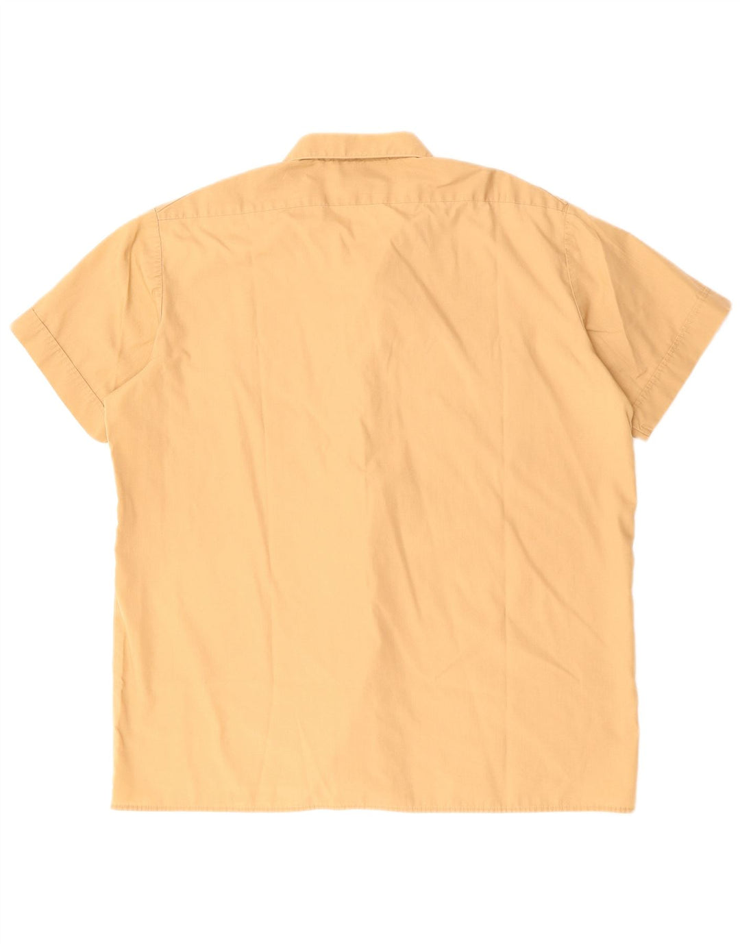 vintage Chemise à manches courtes pour hommes Grand Beige