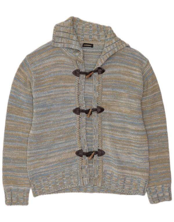 Carrera Femme Cardigan Pull UK 18 XL Multicolore Pinstripe