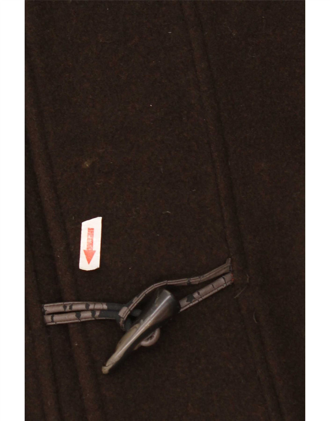 Commander Duffle Coat à capuche pour homme UK 42 XL Marron Laine