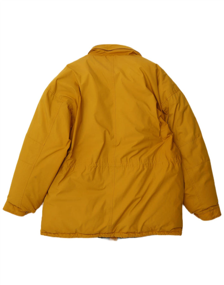 Edelweiss Veste matelassée à capuche pour homme UK 40 Large Jaune Polyester