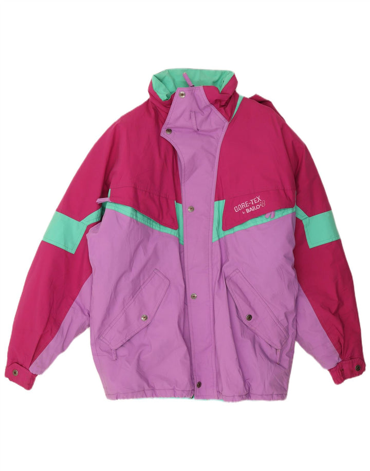 Bailo Veste de ski imperméable Gore-Tex pour femme IT 46 Large Rose Colourblock