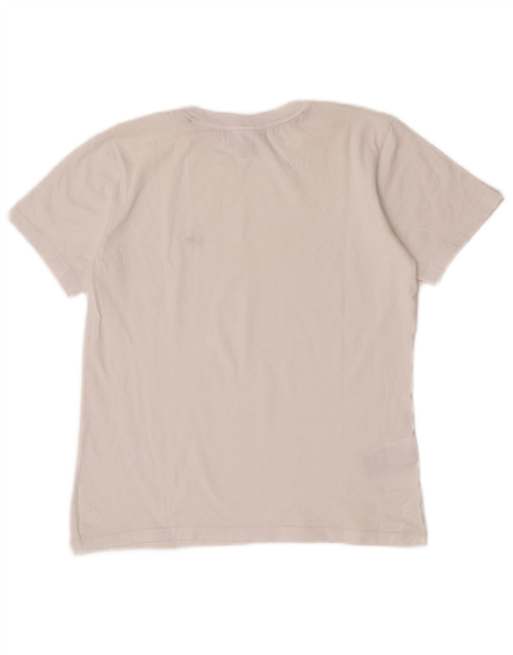 Lacoste T-Shirt Garçon 11-12 ans Blanc Coton