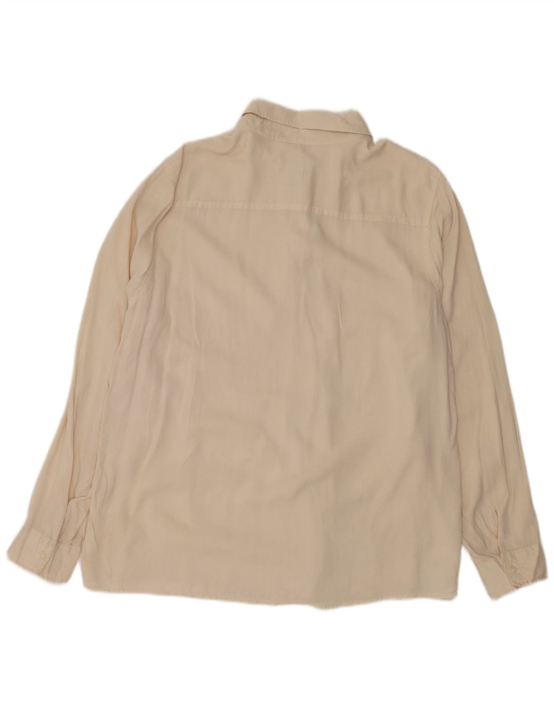 ORVIS Chemise surdimensionnée pour femme UK 18/20 XL Soie blanc cassé