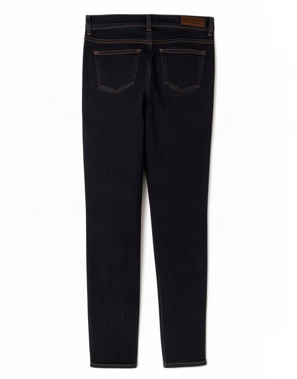Marks & Spencer Jean fuselé pour femme UK 10 Small W28 L28 Bleu marine