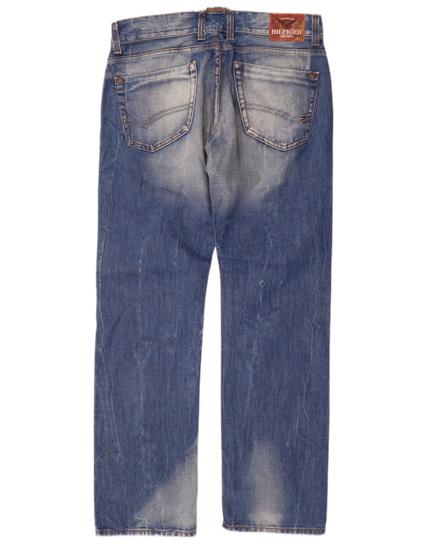 Tommy Hilfiger Jean droit homme W34 L34 bleu coton