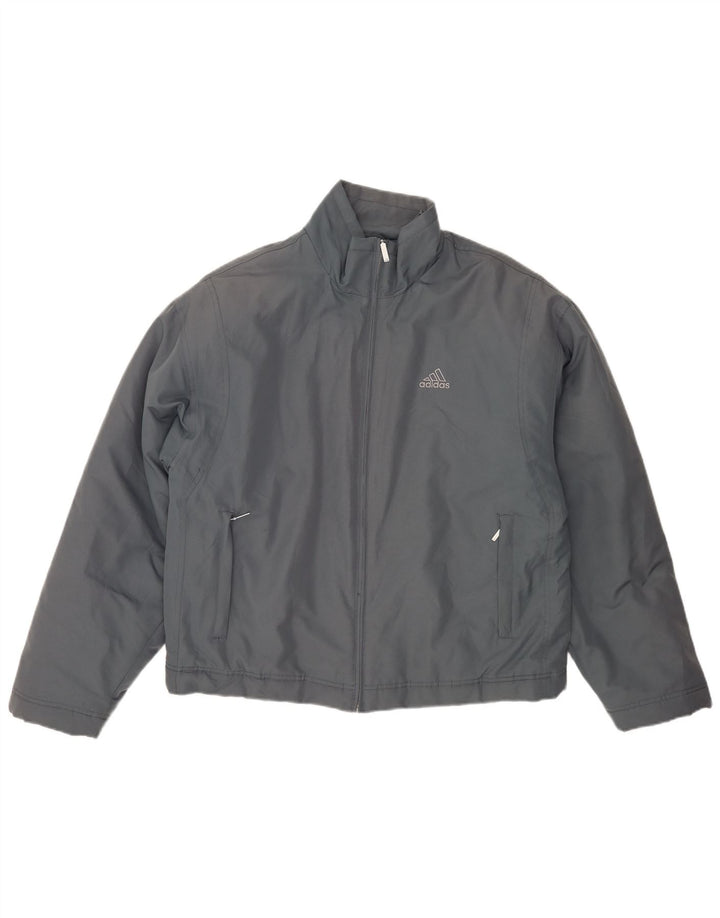 Adidas Veste coupe-vent graphique coupe ample pour homme UK 40/42 Gris moyen