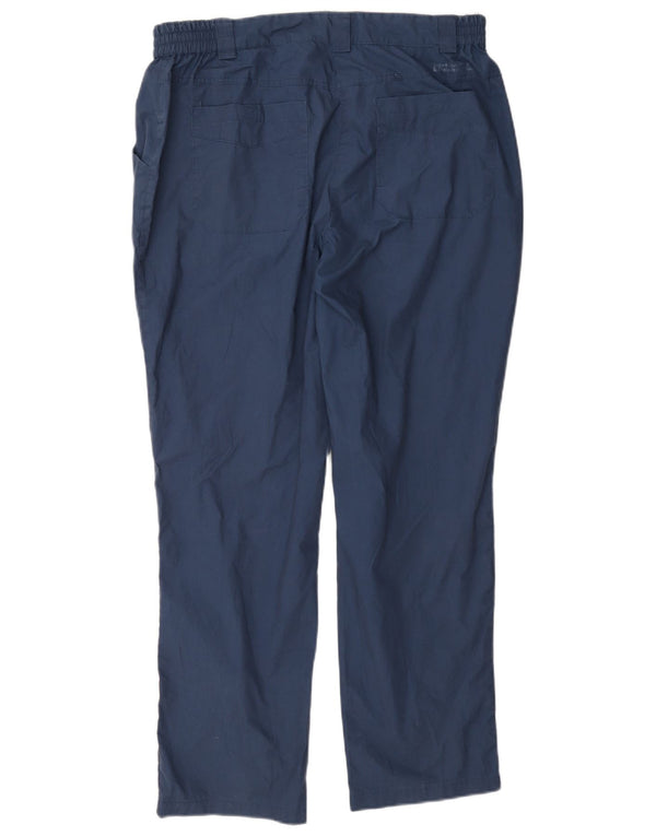 Mountain Warehouse Pantalon Chino Femme UK 14 Large W32 L29 Bleu Marine