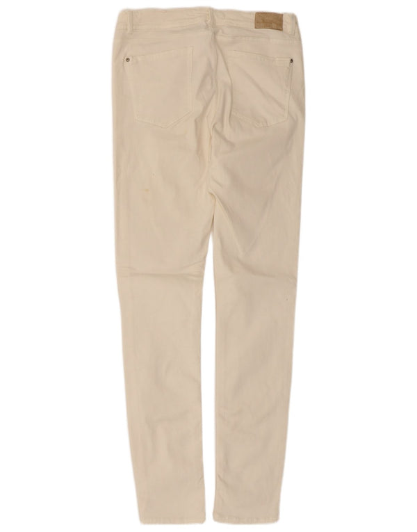Zara Jean skinny pour femme EU 42 Large W32 L31 Blanc