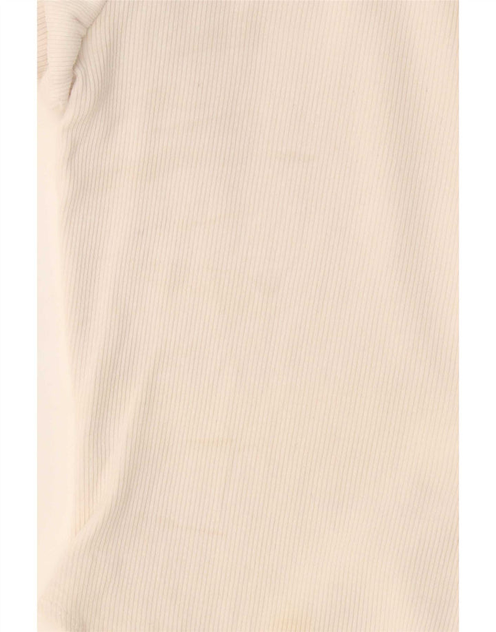 Zara Body Femme UK 12 Medium Off White Coton