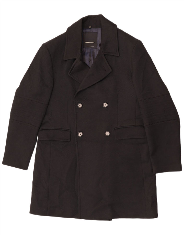 Zara Manteau croisé pour homme UK 44 2XL Noir
