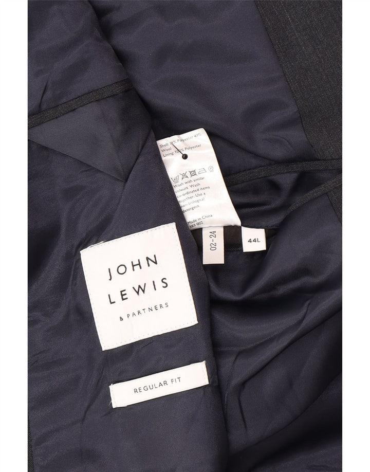 John Lewis Veste blazer à 2 boutons pour homme UK 44 2XL Gris Polyester