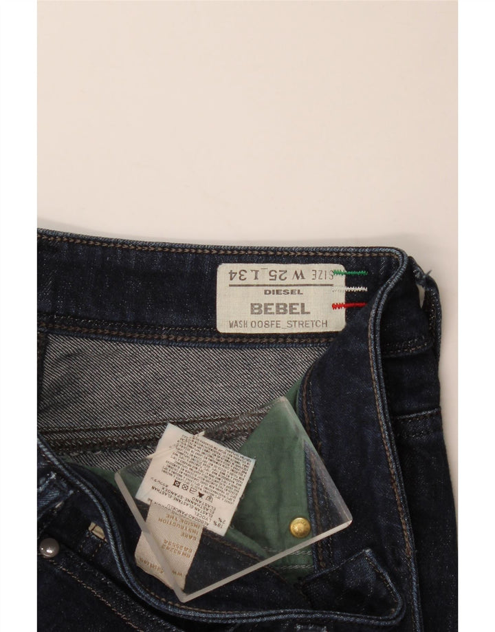 Jean Bootcut Femme Diesel BEBEL W25 L30 Bleu Marine Coton