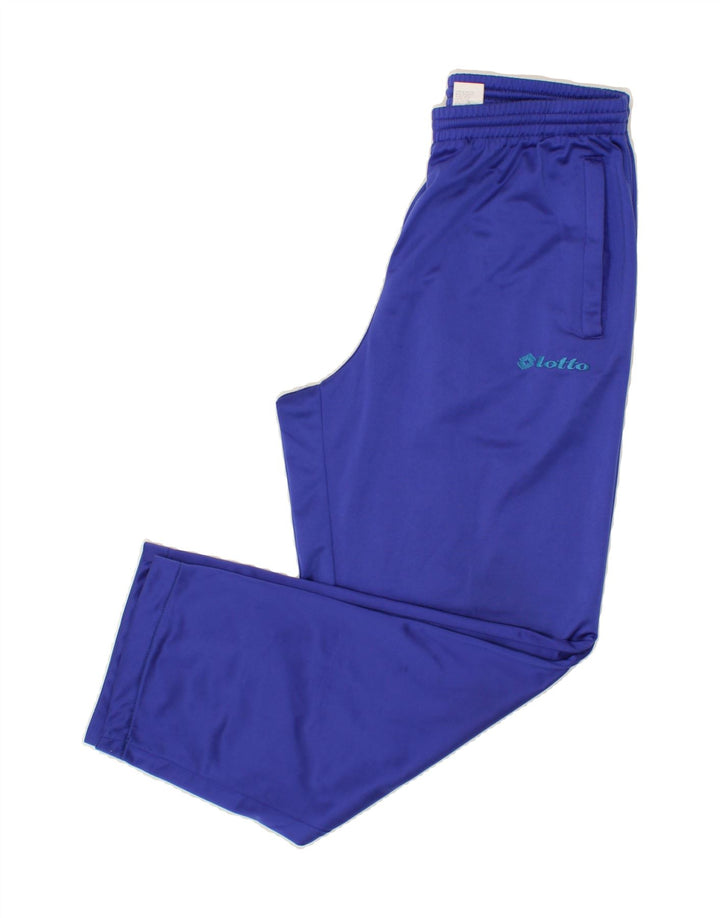 LOTTO Womens Tracksuit Trousers UK 16 Large Blue Polyester Vintage Lotto and Second-Hand Lotto from Messina Hembry 