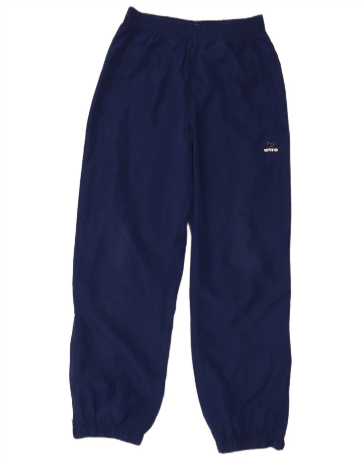 Erima Pantalon de survêtement pour femme Joggers UK 10 Small Bleu marine Polyester