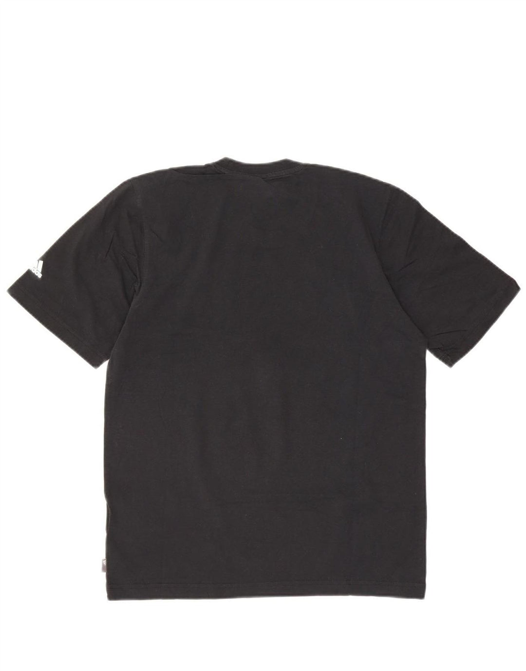 ADIDAS Mens T-Shirt Top Medium Black Cotton