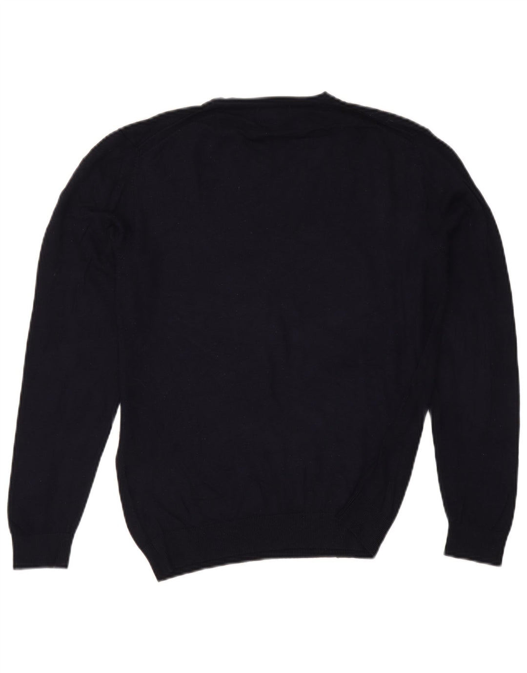 Zara Pull col V pour femme UK 14 Bleu marine moyen