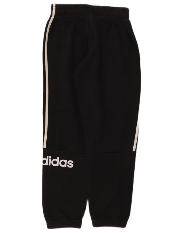Adidas Pantalon de survêtement graphique pour garçon 9-10 ans Noir Coton
