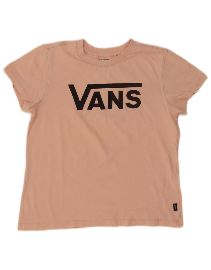 Vans T-shirt graphique pour femme UK 10 Small Rose