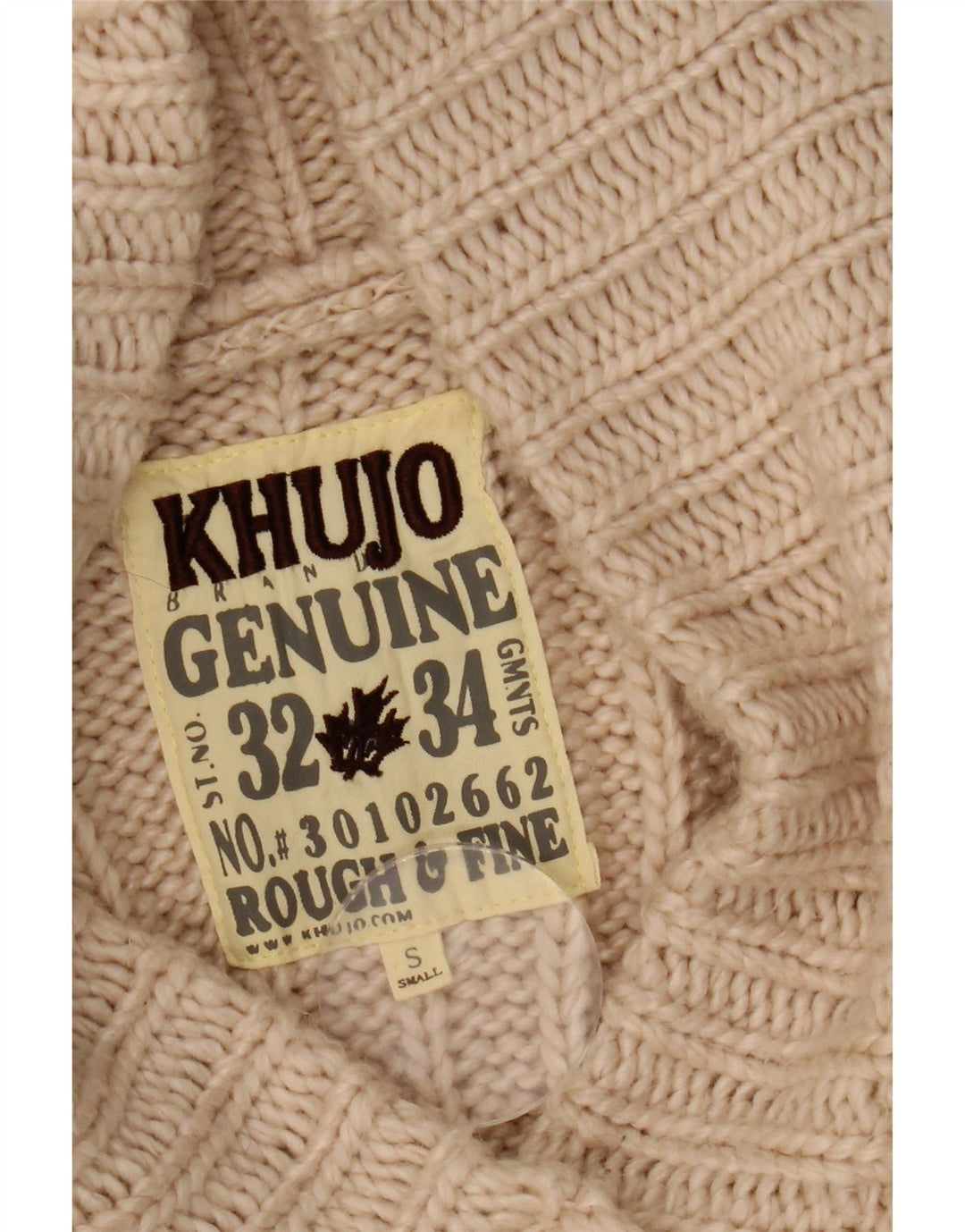 KHUJO Cardigan pour femme UK 8 Petit Beige