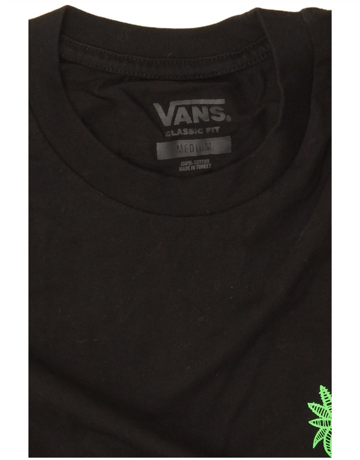 Vans T-shirt graphique coupe classique pour homme en coton noir moyen