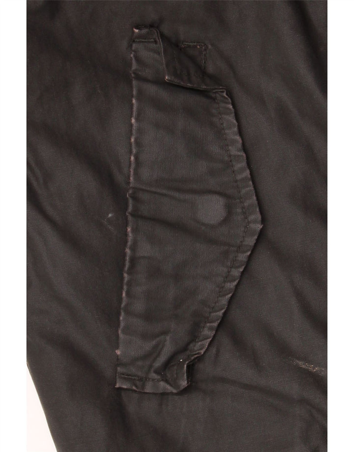 Zara Mens Bomber Jacket UK 40 Large Marron Coton