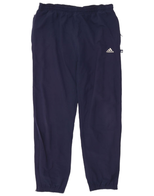 Adidas Pantalon de survêtement pour homme Pantalon de jogging Large Bleu marine Polyester