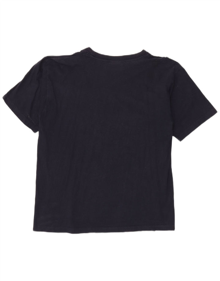 ASICS T-Shirt Homme Top XL Bleu Marine Coton