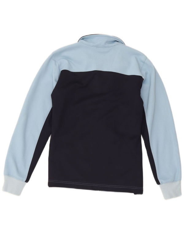 Adidas Veste de survêtement pour femme UK 12 Bleu marine moyen Colourblock