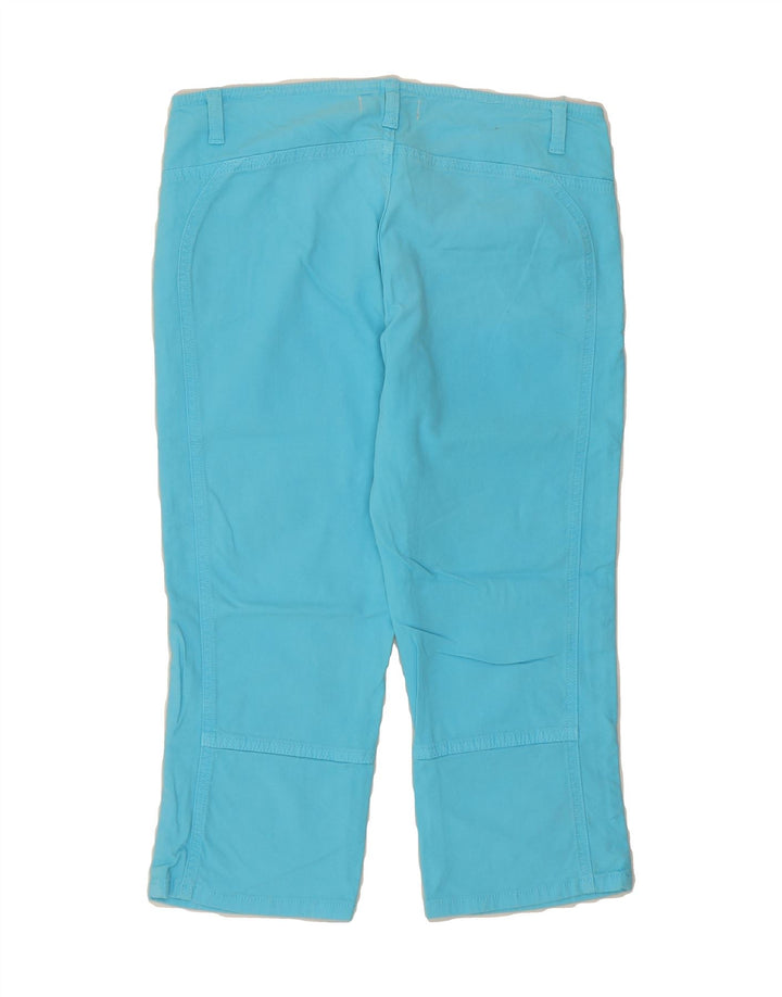BENETTON Womens Straight Capri Trousers W30 L19 Blue Vintage Benetton and Second-Hand Benetton from Messina Hembry 
