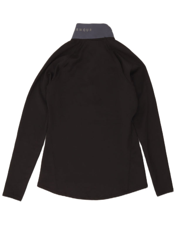 Under Armour Haut de survêtement graphique pour femme UK 12 Noir moyen