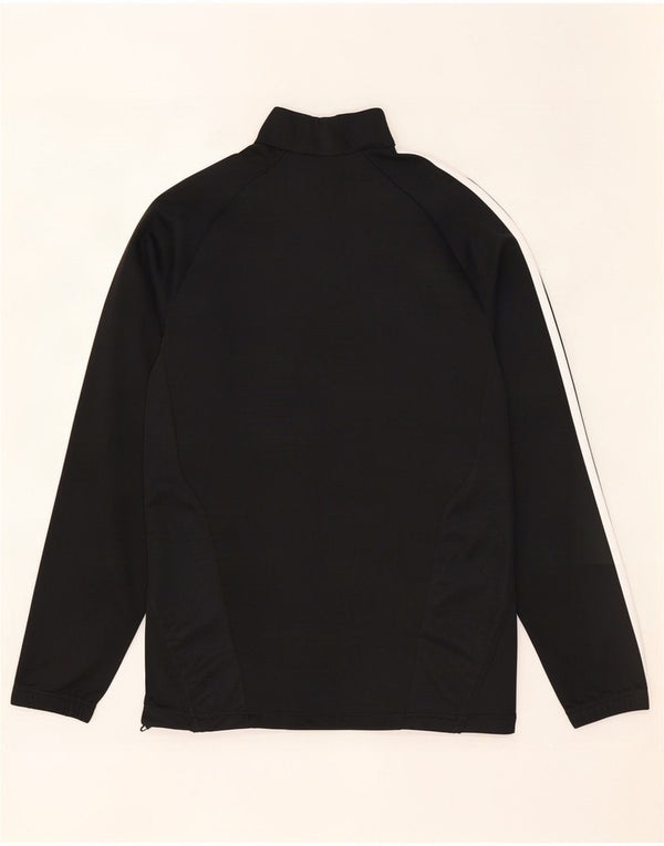 Adidas Hommes Climacool Zip Neck Pull Survêtement Top UK 38/40 Moyen Noir