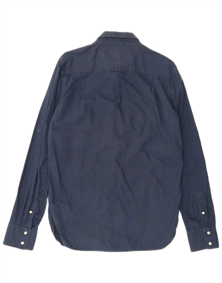 Superdry Chemise Homme Large Bleu Marine Coton