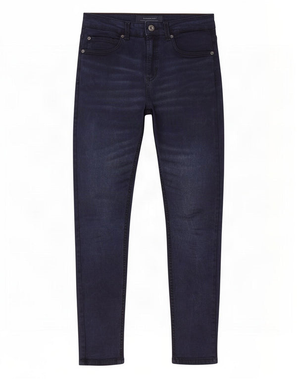 Zara Pantalon skinny décontracté pour homme Medium W30 L30 Bleu marine