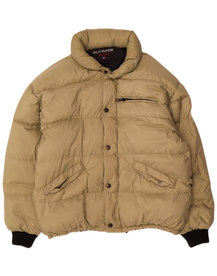 Outrage Veste matelassée pour homme UK 42 XL Beige