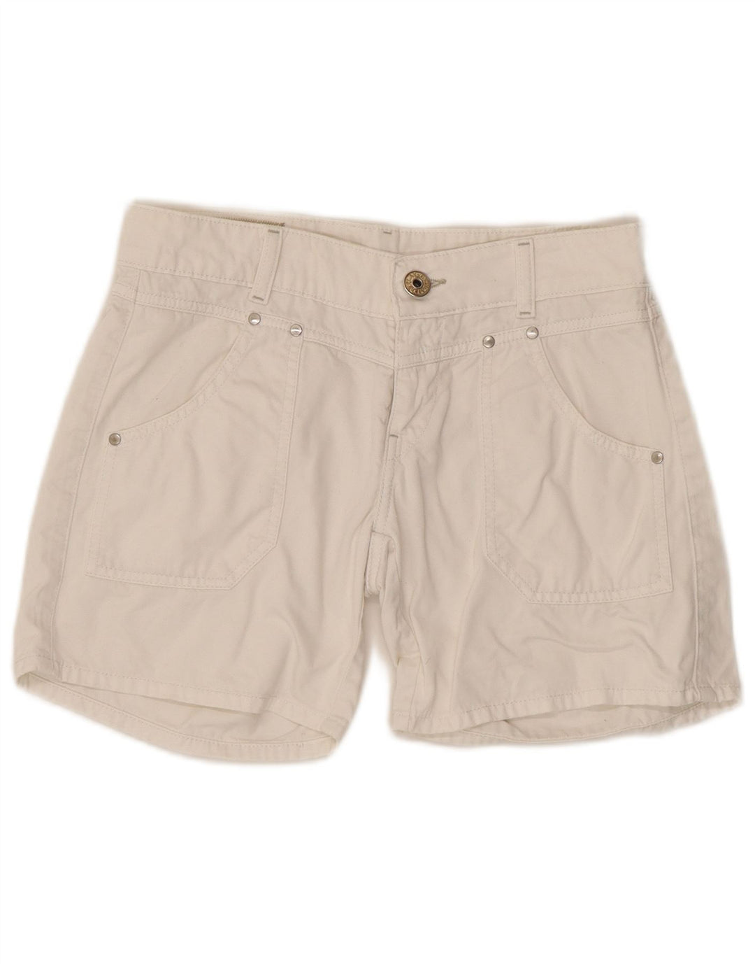 Replay Short Casual W30 Femme Blanc Moyen