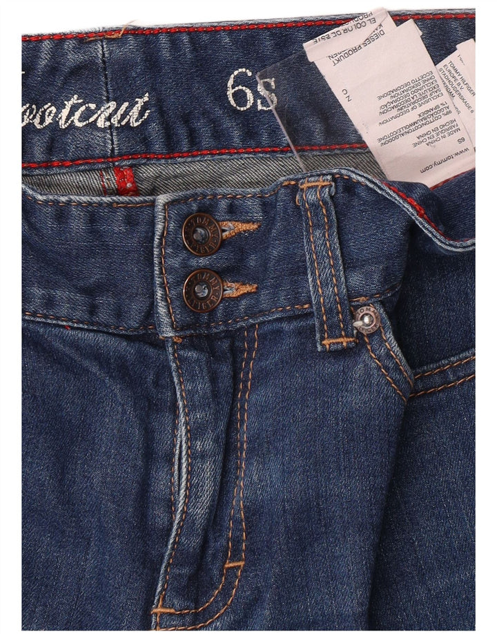 TOMMY HILFIGER Jean Bootcut Femme US 6 Moyen W30 L30 Bleu Coton
