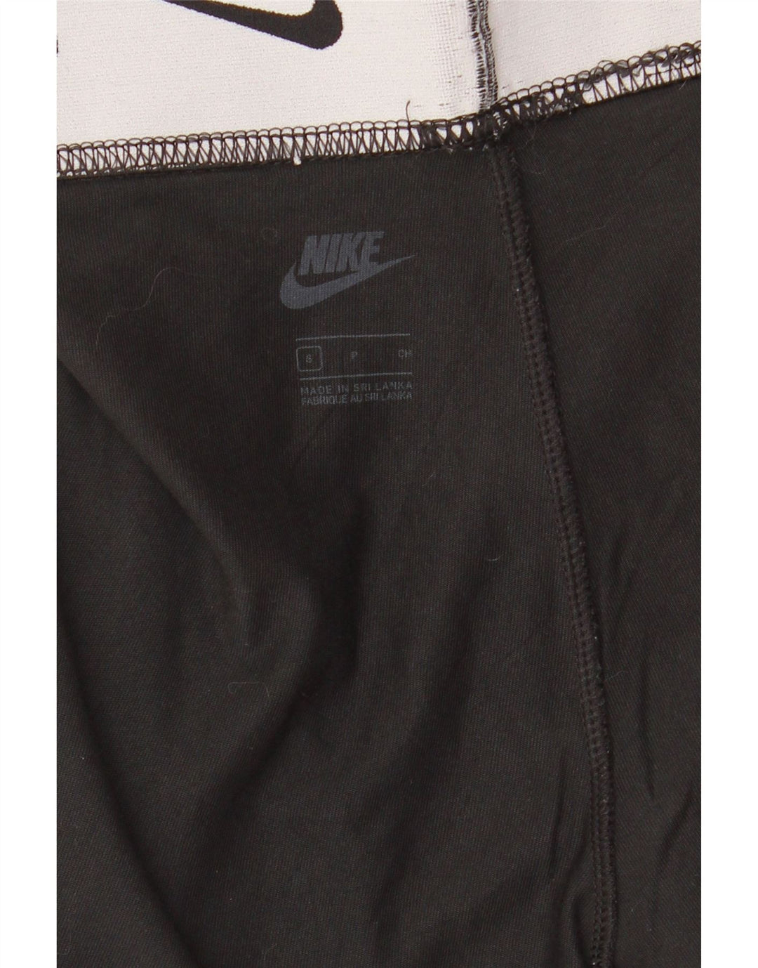NIKE Leggings graphiques pour femmes UK 8 Small Noir