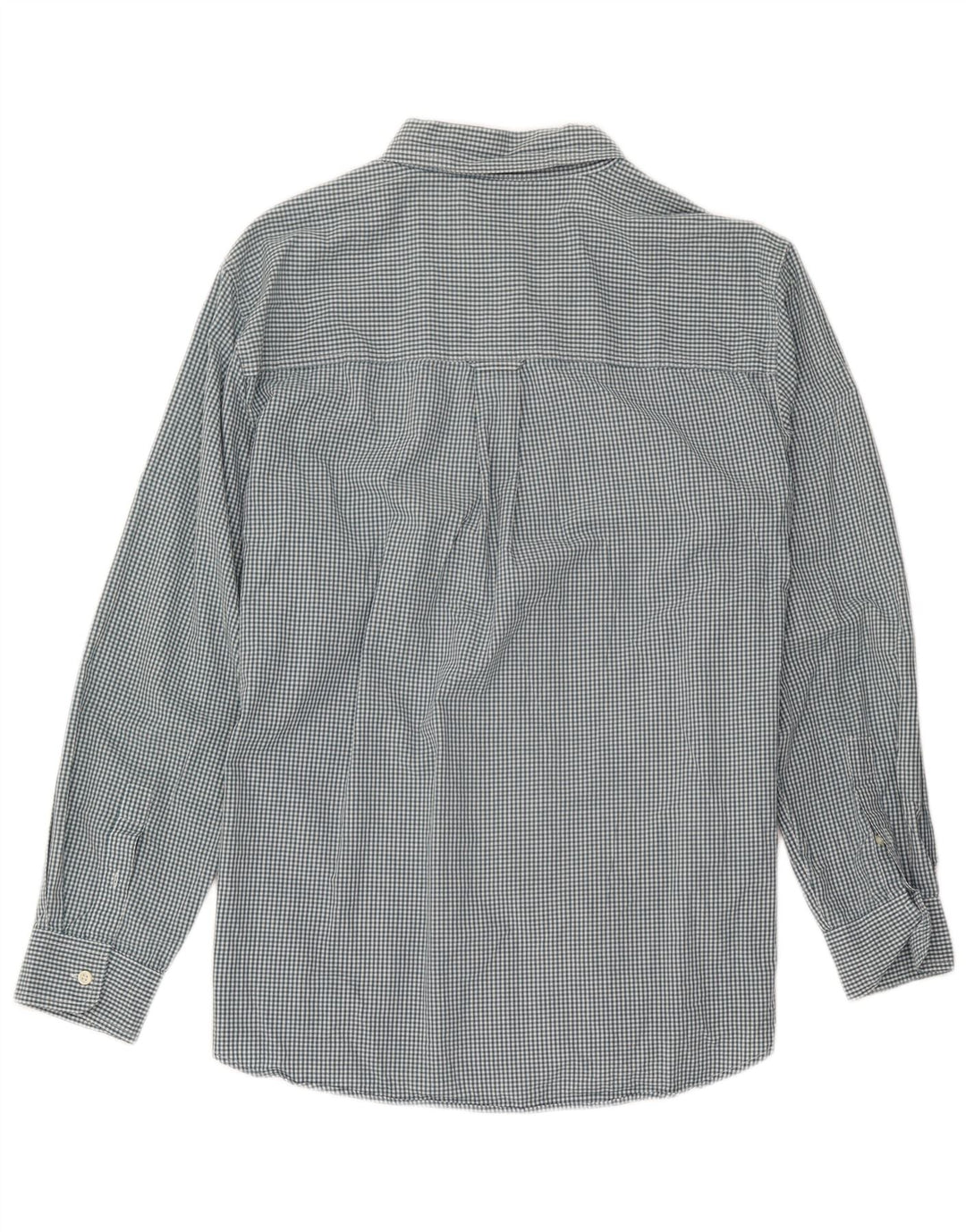 Chaps Chemise Homme Grand Vichy Vert Coton