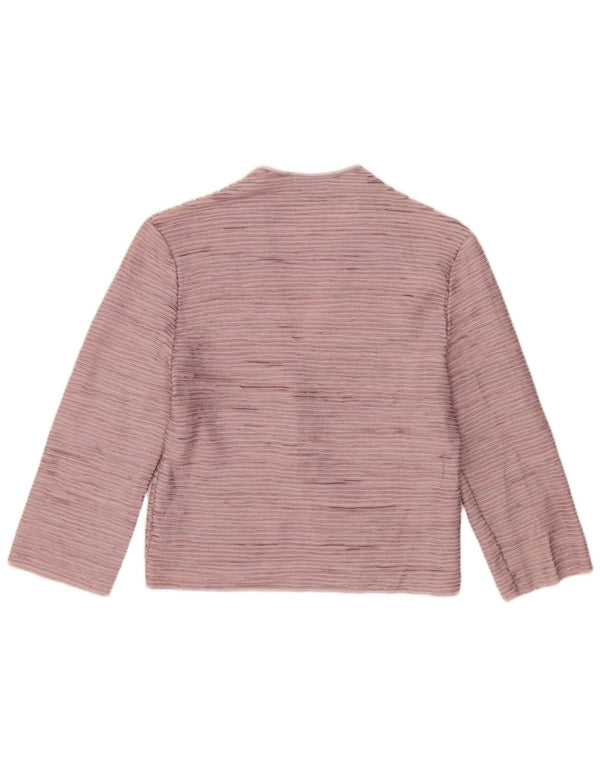 Phase Eight Chemisier court à manches 3/4 pour femme UK 10 Petit nylon rose