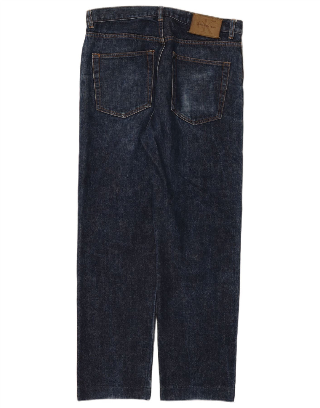 Calvin Klein Jean droit W33 L29 homme bleu coton