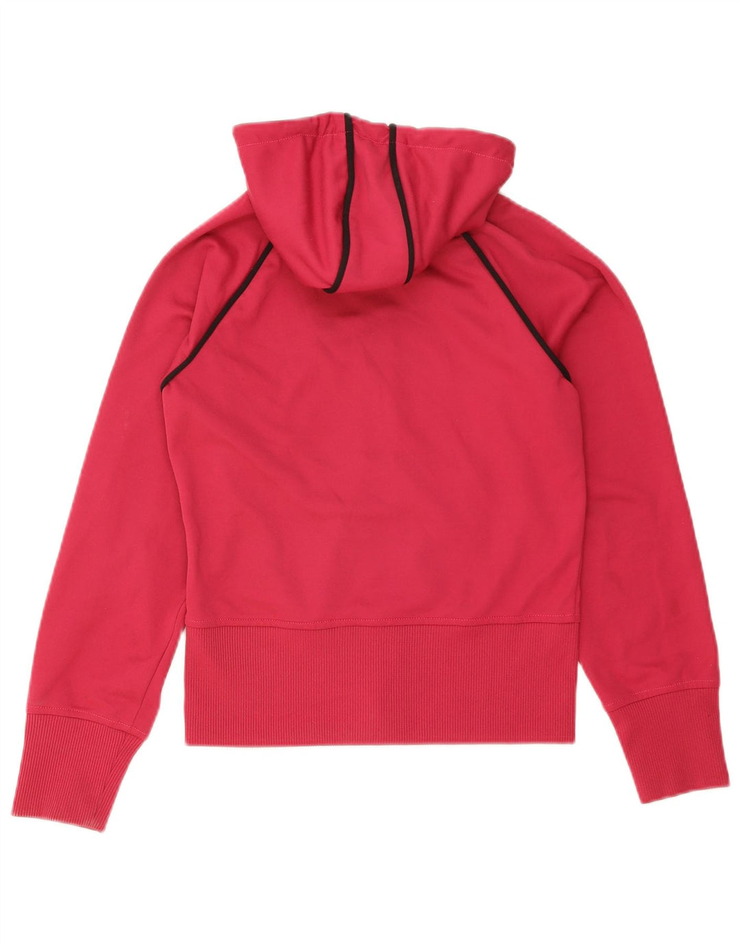 Diadora Pull à capuche zippé pour femme IT 42 Polyester rose moyen