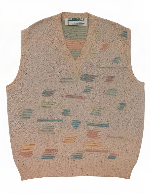 Kruger Débardeur Homme Débardeur EU 56 XL Gris Géométrique Coton