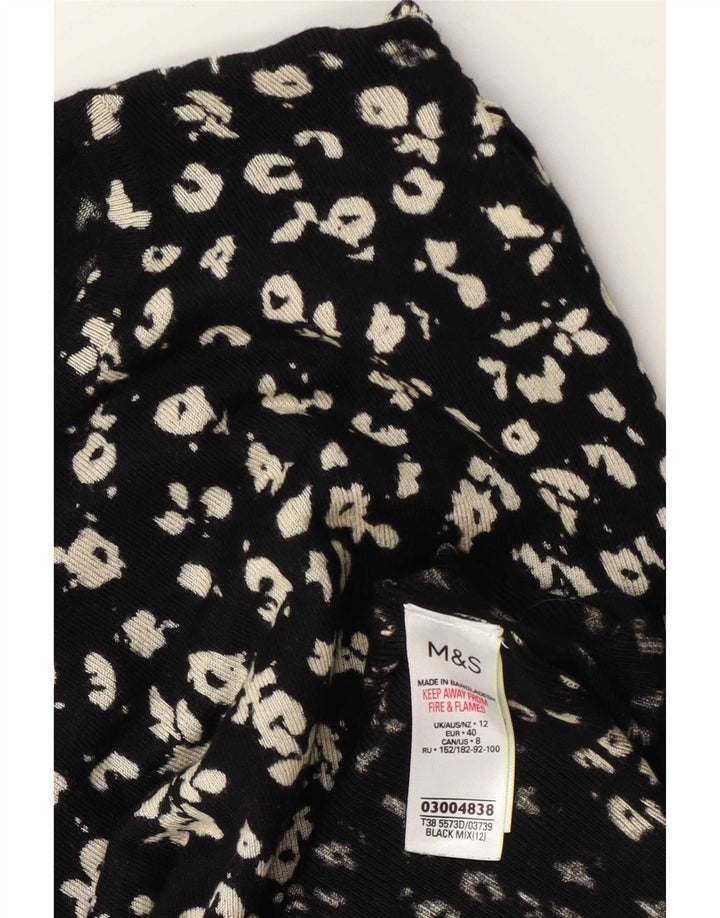 Marks & Spencer Pull à col rond pour femme UK 12 Noir moyen