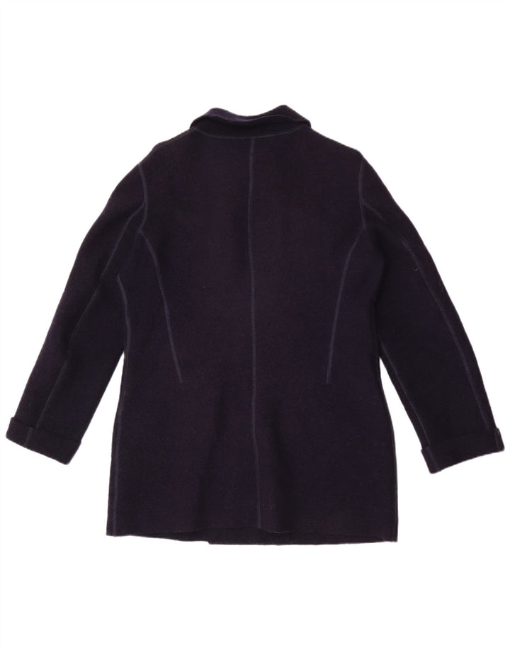 Aspesi Caban Femme IT 42 Laine Bleu Marine Moyen