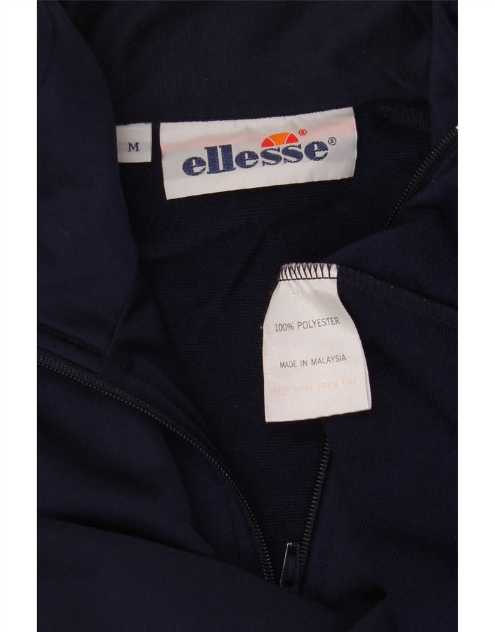 Ellesse Veste de Survêtement Graphique Homme Bleu Marine Moyen Colourblock