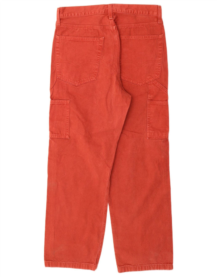 Levi's Jean Cargo Straight Homme W30 L30 Rouge Coton