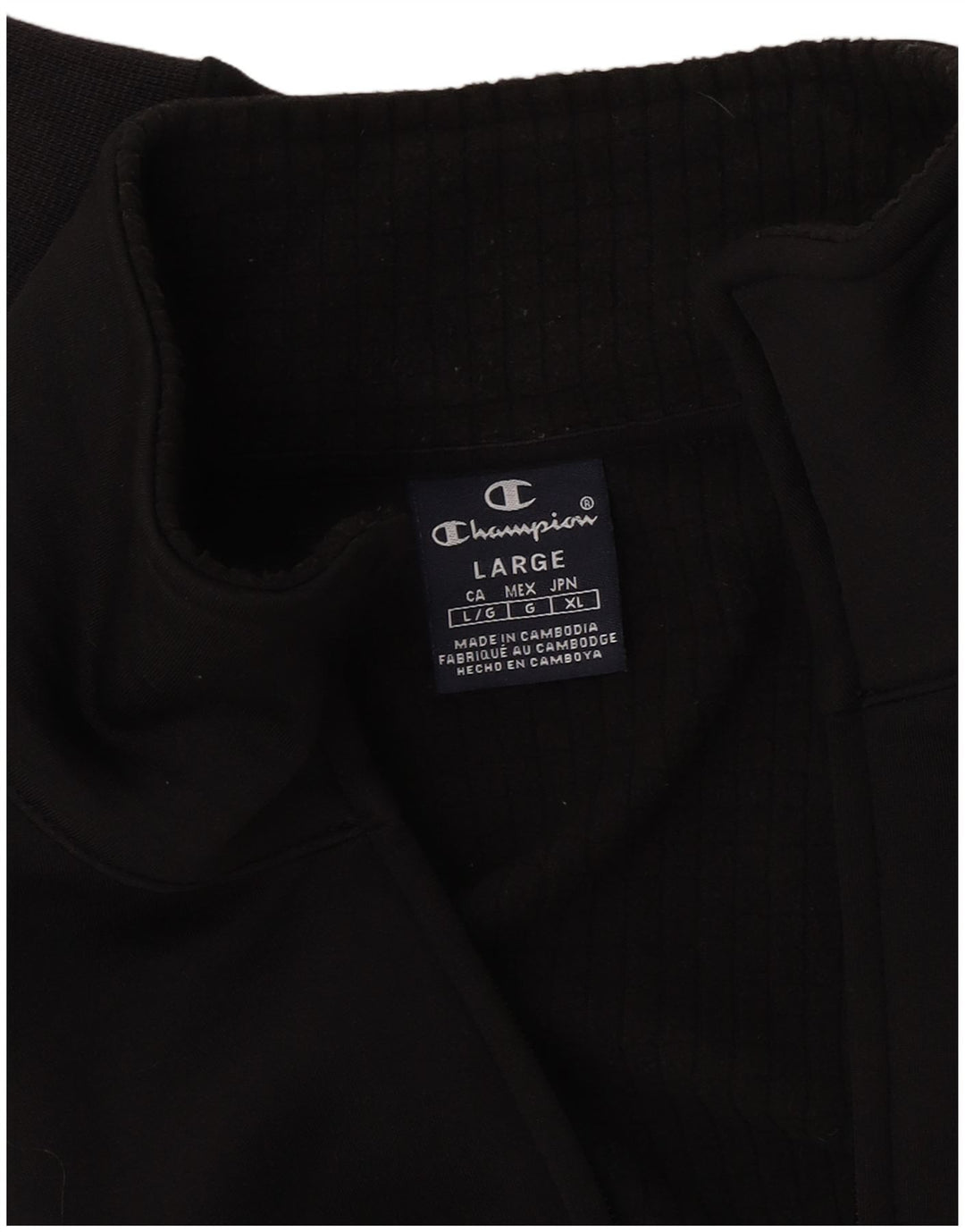 Champion Veste de survêtement pour homme Taille L Noir