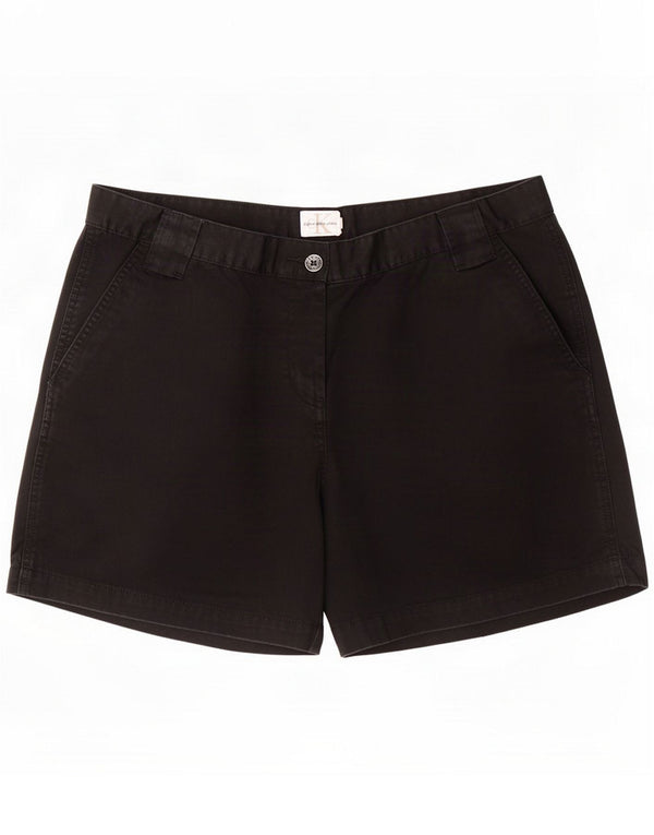Calvin Klein Jeans Short Chino Femme US 14 XL W36 Noir Coton